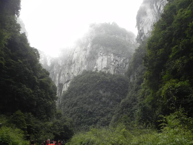 中国 重庆 武隆 天龙桥 冬天 