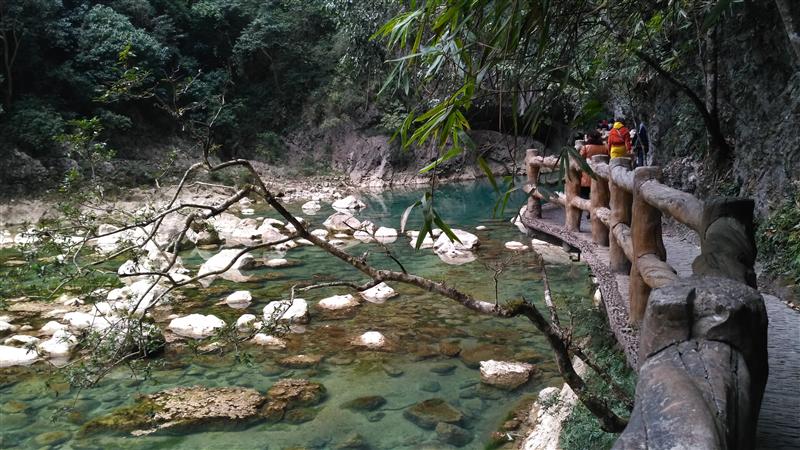 中国 贵州 荔波 大七孔