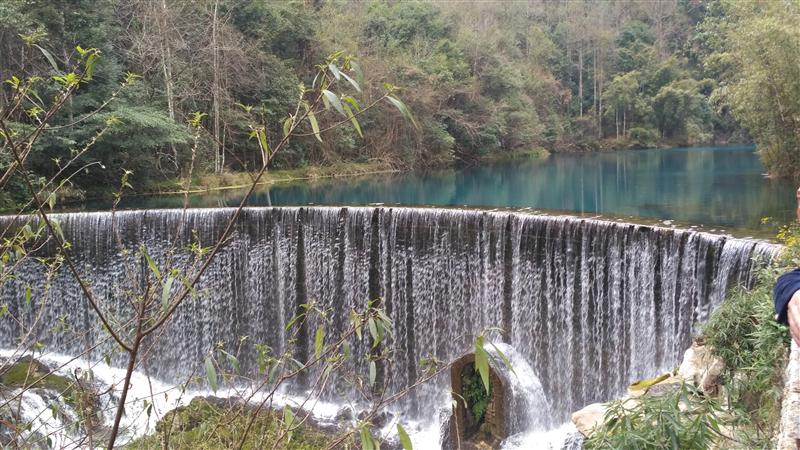 中国 贵州 荔波 小七孔 月