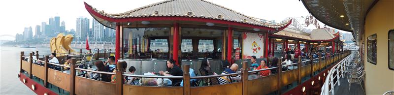 重庆夜景两江游船