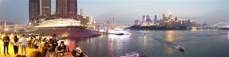 重慶夜景兩江遊船 重慶 兩江遊全景 重慶夜景兩江遊船 重慶 兩江遊全景