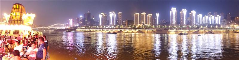 重庆夜景两江游船