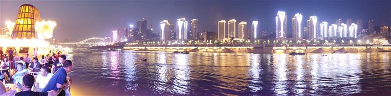 重庆夜景两江游船  重庆夜景两江游船