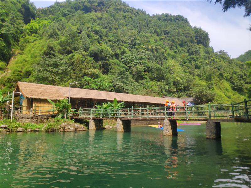 金刀峡溪降起点 金刀峡溪降起点