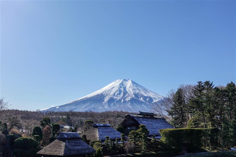 日本 富士山 远眺