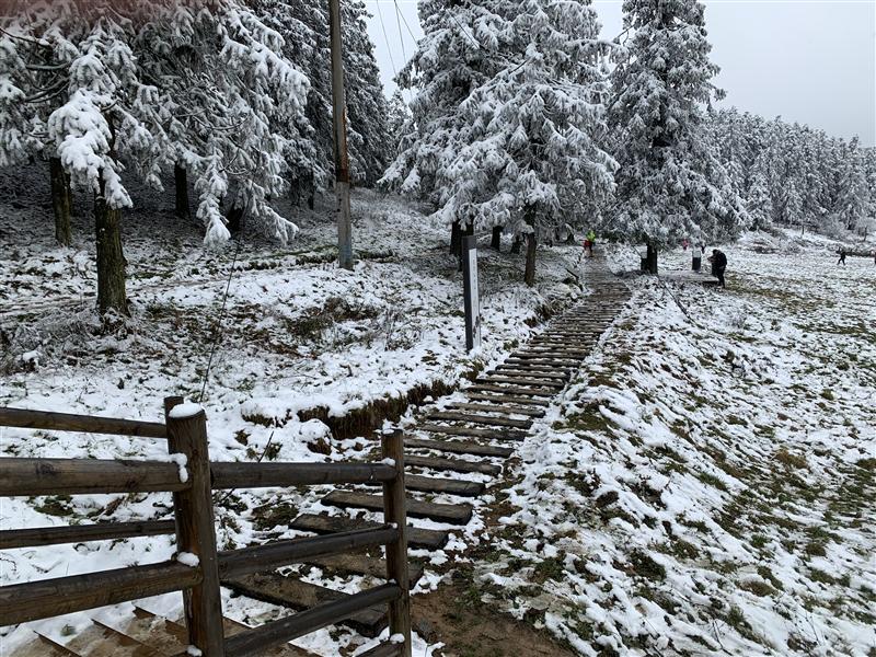 万盛黑山谷 雪景