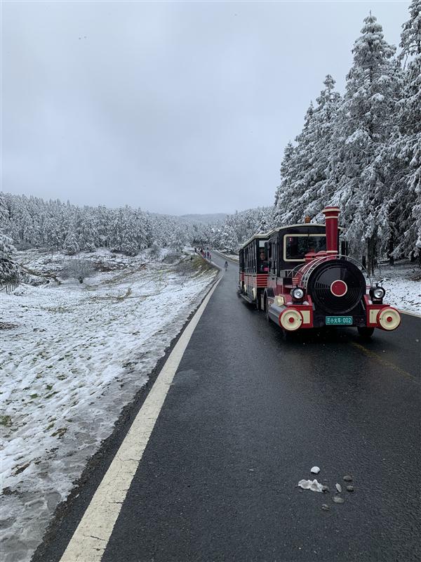 重庆 武隆 仙女山 小火车 冬天