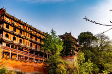 重庆 沙坪坝 磁器口 宝轮寺 春天 