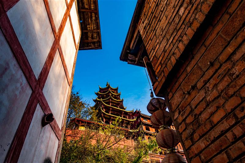 重庆 沙坪坝 磁器口 宝轮寺