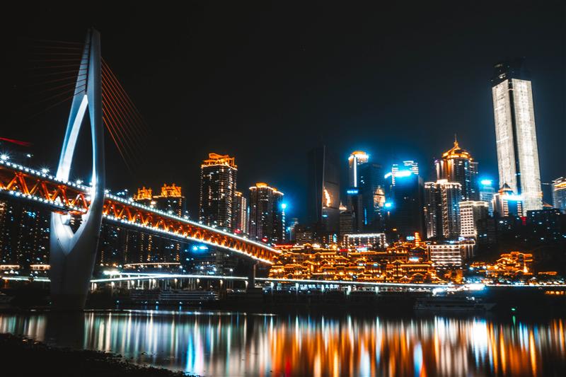 重庆 渝中区 洪崖洞 夜景  重庆 渝中区 洪崖洞 夜景
