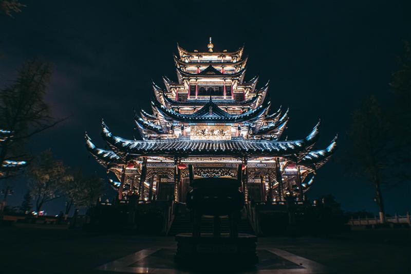 重庆 江北区 鸿恩寺 鸿恩阁 春天 杨志熠