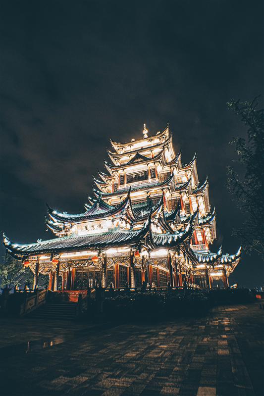 重庆 江北区 鸿恩寺 鸿恩阁 