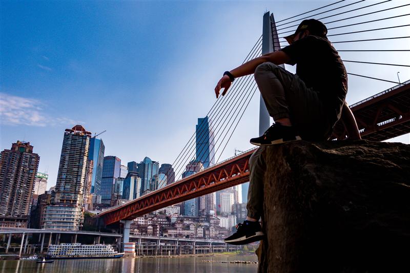 重庆 千厮门大桥 春天 杨志熠 重庆 千厮门大桥 春天 杨志熠