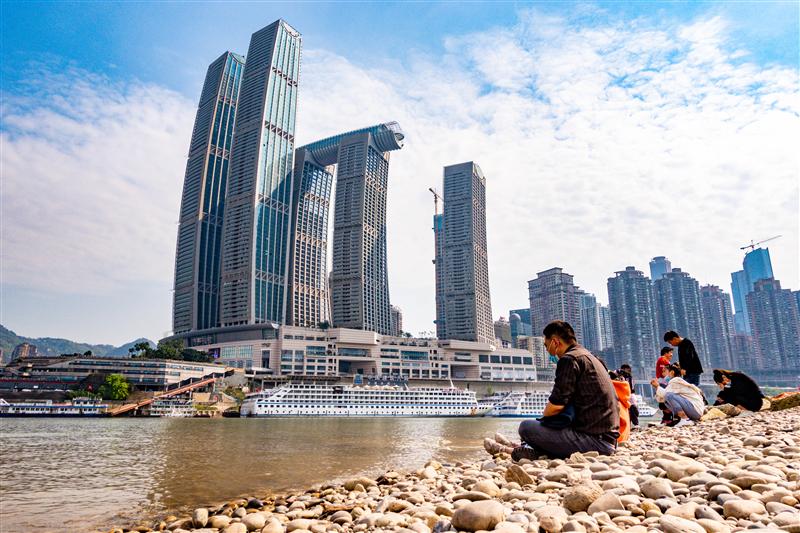 重庆 解放碑 来福士