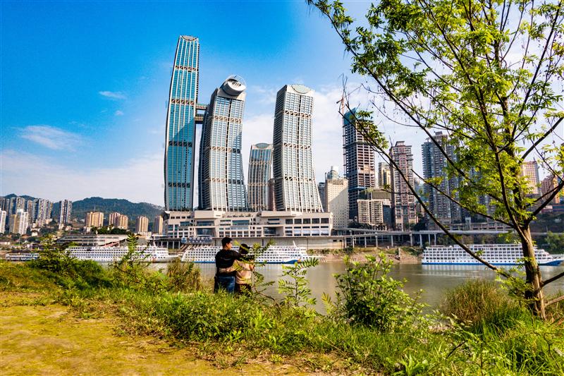 重庆 解放碑 来福士