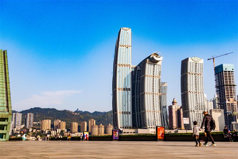 重庆 解放碑 来福士 