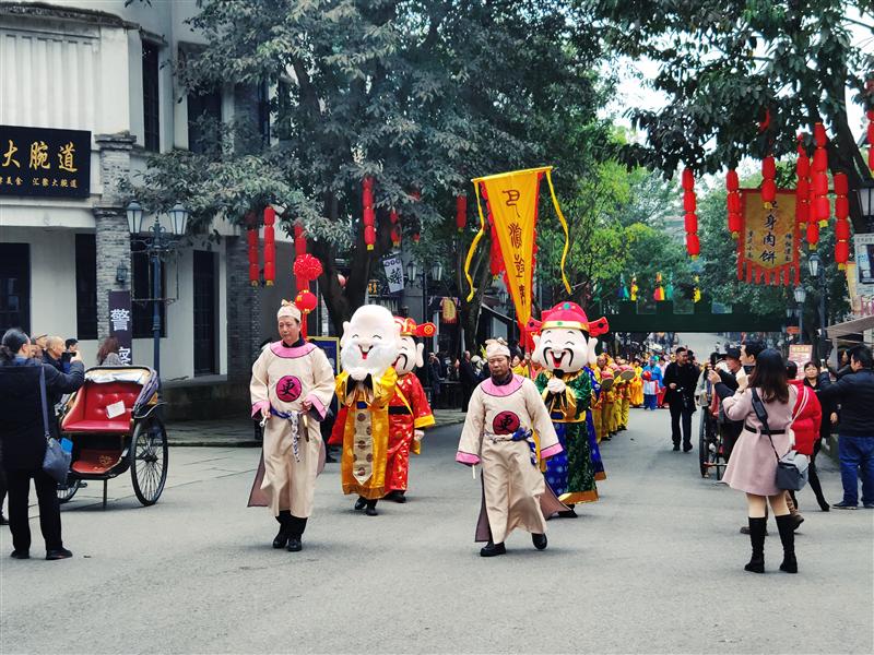 重庆 两江影视城 民国街 冬天 