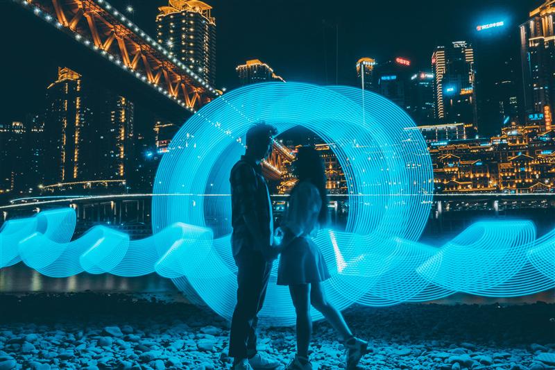 洪崖洞 千厮门大桥 洪崖洞 千厮门大桥