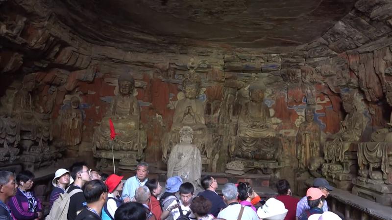 中国 重庆市 大足石刻 宝顶山石刻 圆觉洞 中国 重庆市 大足石刻 宝顶山石刻 圆觉洞