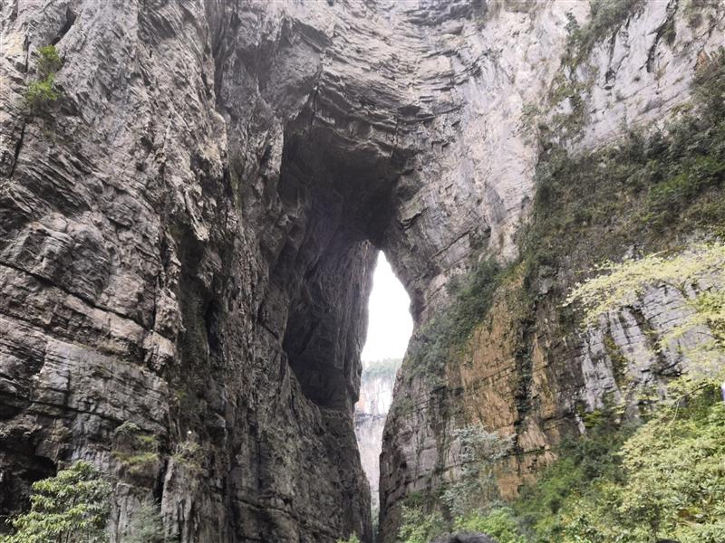 武隆 天生三桥 一线天 武隆 天生三桥 一线天