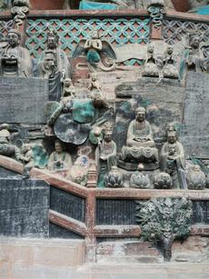 中国 重庆 大足石刻 秋季