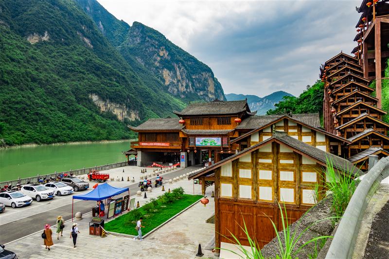 重庆 彭水 龚滩古镇 大门 