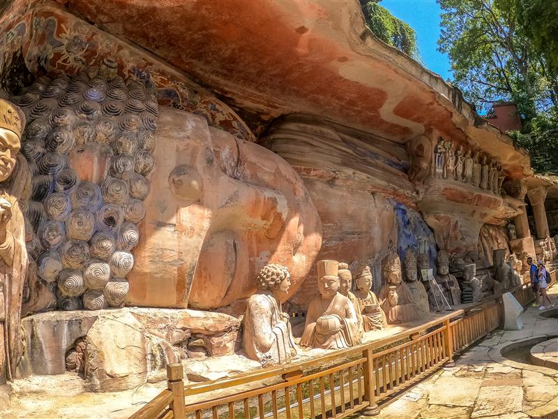 中国 重庆 大足 大足石刻 宝顶山石刻 中国 重庆 大足 大足石刻 宝顶山石刻