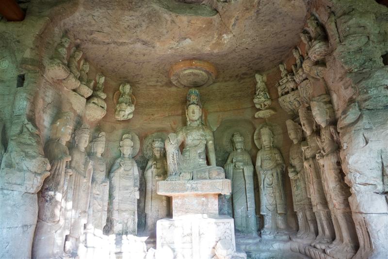 中国 重庆 大足石刻 北山石刻 中国 重庆 大足石刻 北山石刻