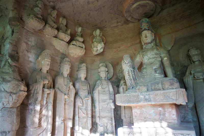 中国 重庆 大足石刻 北山石刻 中国 重庆 大足石刻 北山石刻