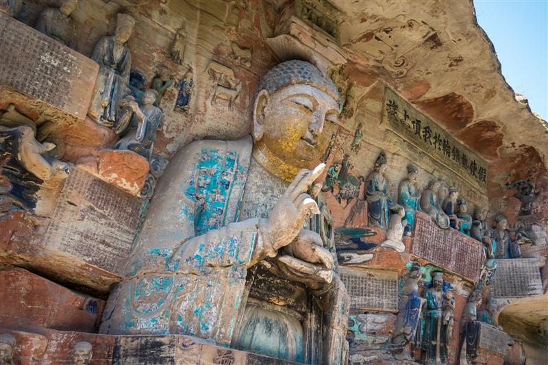 中國(guó) 重慶 大足石刻 大方便佛報(bào)恩經(jīng)變相 中國(guó) 重慶 大足石刻 大方便佛報(bào)恩經(jīng)變相