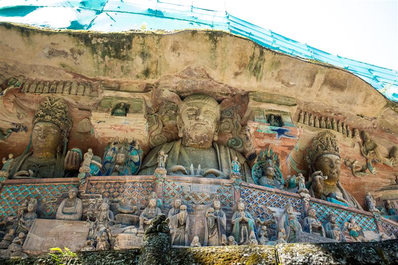 中国 重庆 大足石刻 宝顶山大佛湾 中国 重庆 大足石刻 宝顶山大佛湾