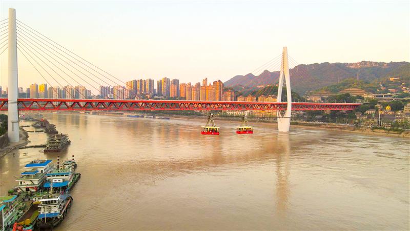 重庆 渝中区 长江索道 东水门大桥 重庆 渝中区 长江索道 东水门大桥
