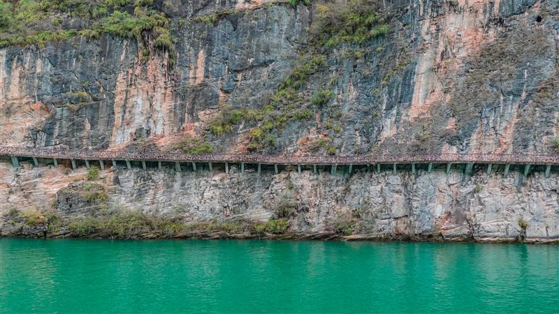 Wushan Xiaosanxia Antique Plank Road Wushan Xiaosanxia Antique Plank Road