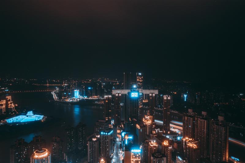 解放碑 重庆夜景