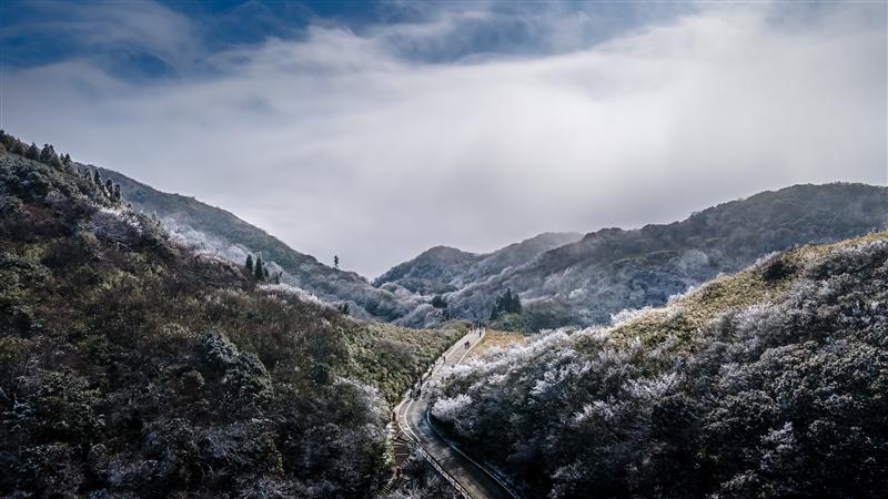 中国 重庆 南川 金佛山 北坡 航拍 中国 重庆 南川 金佛山 北坡 航拍