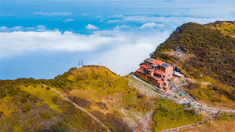 中国 重庆 南川 金佛山 北坡 航拍 中国 重庆 南川 金佛山 北坡 航拍