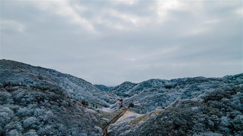 中国 重庆 南川 金佛山 北坡 航拍 中国 重庆 南川 金佛山 北坡 航拍