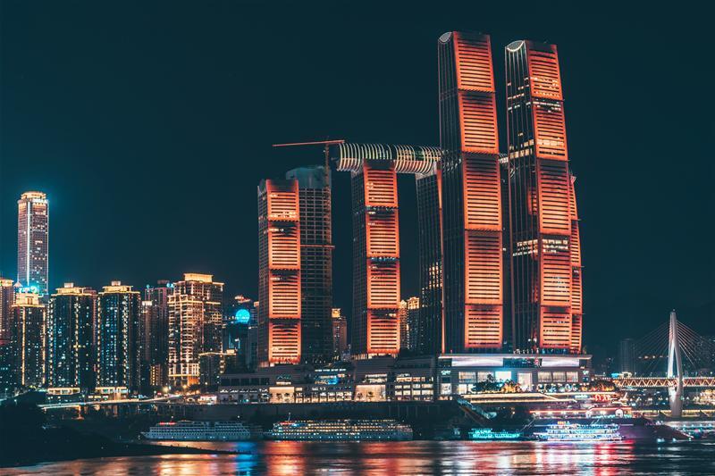 朝天門夜景 朝天門夜景