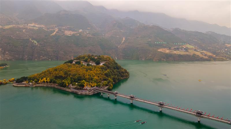 三峡 白帝城 三峡 白帝城