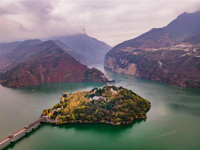 中国 重庆 三峡 白帝城 夔门  中国 重庆 三峡 白帝城 夔门