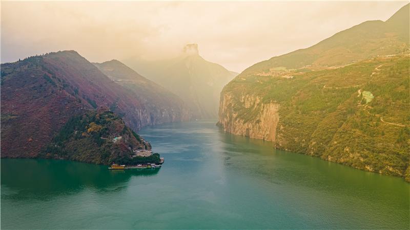 三峡白帝城夔门 三峡白帝城夔门