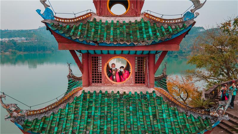 中国 重庆 三峡 石宝寨  中国 重庆 三峡 石宝寨