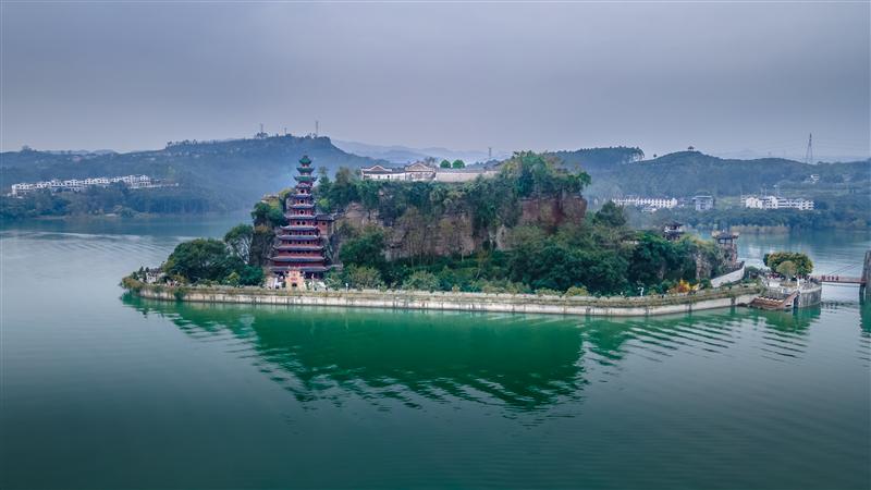 中国 重庆 三峡 石宝寨  中国 重庆 三峡 石宝寨
