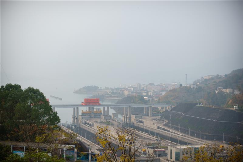 三峽大壩五級船閘 三峽大壩五級船閘