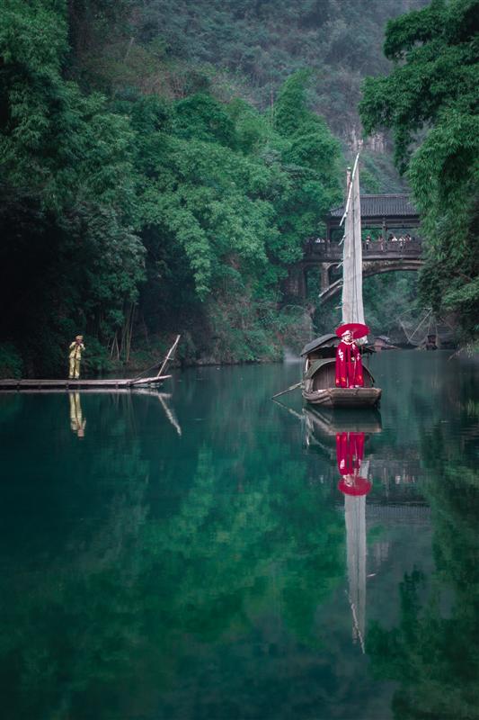 中國 湖北 宜昌 三峽人家 中國 湖北 宜昌 三峽人家