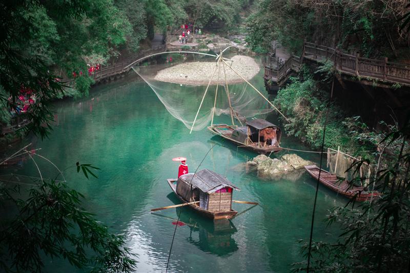 中国 湖北 宜昌 三峡人家 冬季 杨志熠