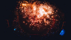 中国 重庆 铜梁 奇彩梦园 铜梁龙 舞龙 打铁花 冬季 杨志熠