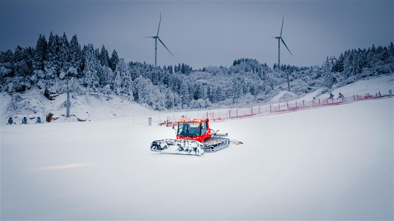 中国 重庆 丰都 南天湖 南天湖国际滑雪场 航拍 冬季 杨志熠