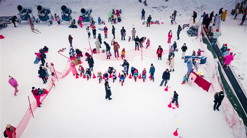 中国 重庆 丰都 南天湖 南天湖国际滑雪场 航拍 冬季 杨志熠