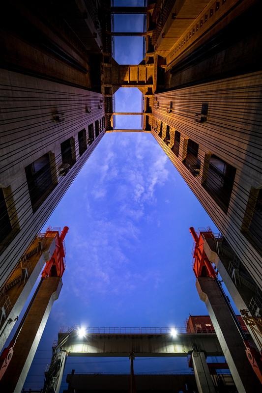 三峡大坝三峡升船机 三峡大坝三峡升船机